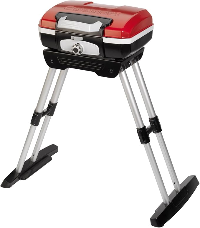 Cuisinart Gas Grill w/VersaStand, Petite Gourmet, Portable, 5,500 BTU