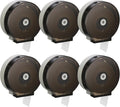 Layhit 6 Pack Toilet Paper Holder Wall Mount, Toilet Paper Towel Dispenser, Commercial 9" Jumbo Plastic Tissue Dispenser with Key Wall Lock for Bathroom, Office, Restaurants
