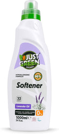 Fabric Softener, Plant-Based Liquid Fabric Softener, Non-Toxic, Hypoallergenic, EcoCert Certified, Vegan, Natural Lavender Scent, Static Control, 32 Washes, 33.8 fl oz (1000 ml)