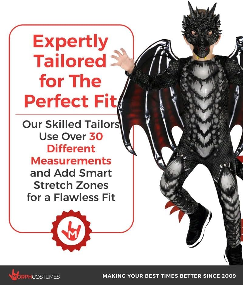 Morph Dragon Costume Kids, Dragon Wings, Halloween Costumes for Kids