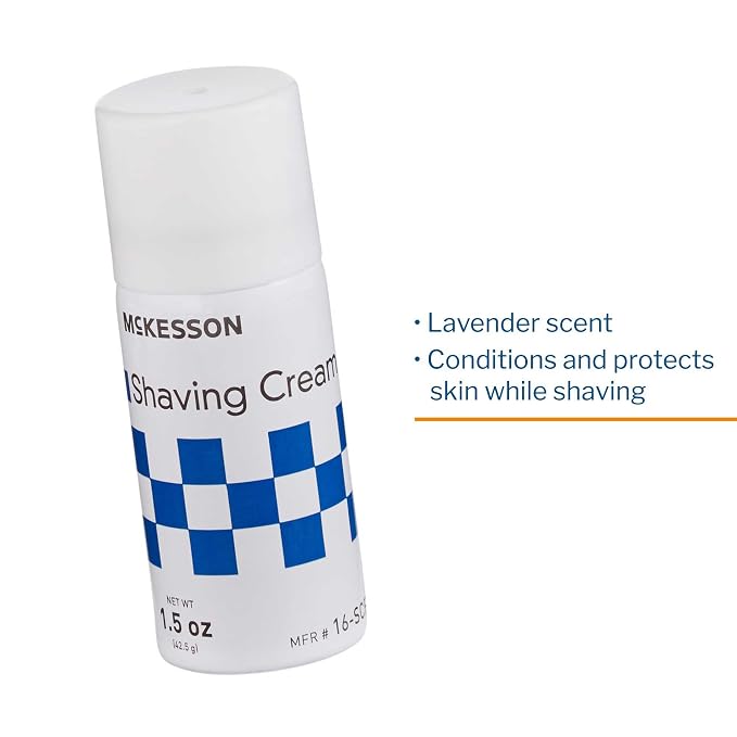 McKesson Foamy Shaving Cream Bulk 1.5 oz [144 Count] Foam Lavender Scented for Men and Women