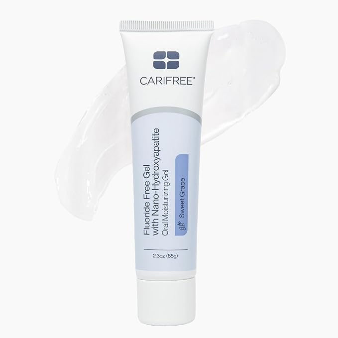 CariFree Nano Hydroxyapatite Toothpaste, Fluoride-Free, Grape, 2.3 oz Pk 2 | Fluoride-free nano-HAp gel; neutralizes pH; freshens breath & moistens mouth; dentist recommended, sweet grape.