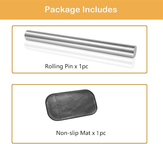 31.5”x 19.7” Stainless Steel Chopping Board with Lip, Large Steel Cutting Board with Rolling Pin, Metal Noodle Board Pastry Board Kneading Dough Board Stove Top Cutting Board for Kitchen