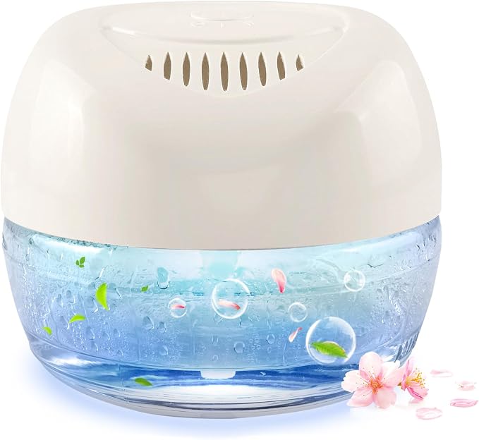 Purifier Air Washer, Air Fresher Aroma Diffuser for Home, Office, Air Purifier with Night Light (White)