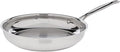 Cuisinart 10-Inch Open Skillet, Stainless Steel Skillet Large Kitchen Pan, Dishwasher Safe, Compatible with Induction, Electric, Gas Cooktops, Oven Safe Saucepan, Cool Grip Handles