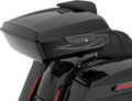 Advanblack 2025 RG Tour Trunk Pack Midnight Firestorm Chopped Tour Trunk Pack Backrest Pad for '97-'25 Harley Touring Road King Street Glide Electra Glide CVO models