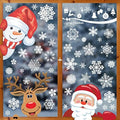 Christmas Window Clings Christmas Decorations Window Stickers Decals Xmas