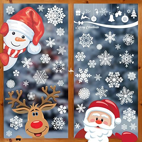 Christmas Window Clings Christmas Decorations Window Stickers Decals Xmas
