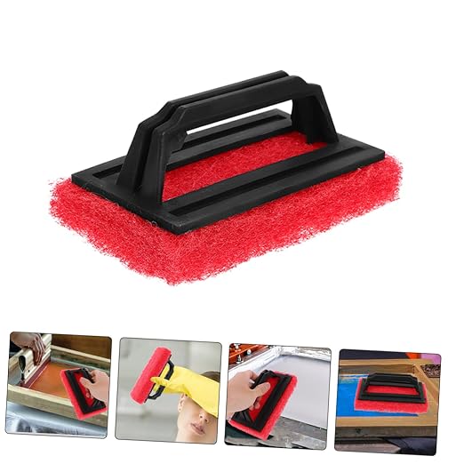 PartyKindom 24pcs Mesh Cleaner Brush Cleaning Brush for Screen Printing Scrub Pad Ink Remover