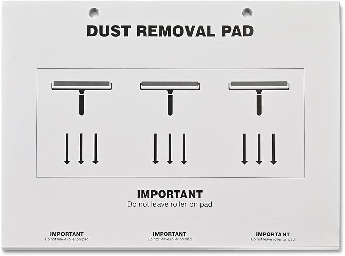 NEWISHTOOL Cleanroom Dust Removal Pad Self Sticky Paper - 60 Sheets | Dirt Lint Free Paper, Safe Collector Tool, Anti-Static Roller Cleaning Mat, No Adhesive Residue, for Electronics Industry