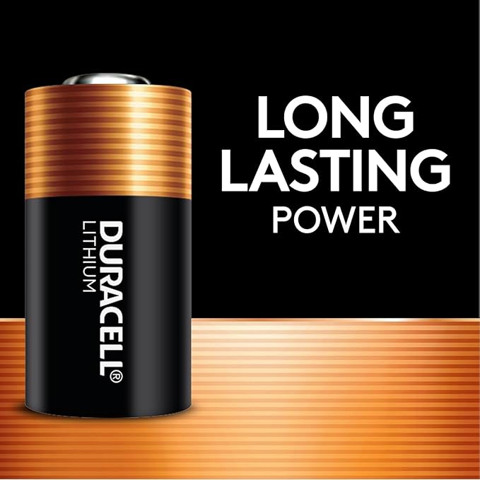 Duracell CR123A 3V Lithium Battery, 3 Volt High Power for Home Safety, Security Devices, Flashlights, Smoke Alarms, Home Automation, Pack of 12