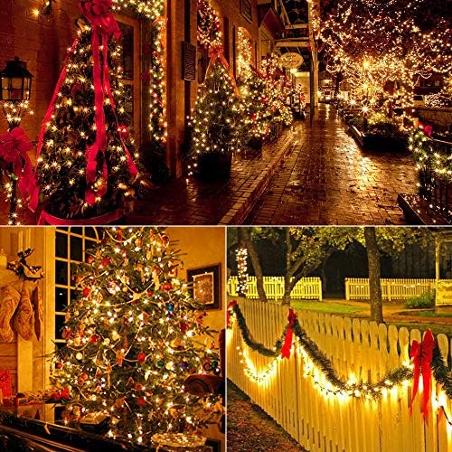 BrizLabs Clear White Incandescent Christmas String Lights 600 Count 139.2ft