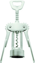 Monopol Lever Satin Finished Corkscrew And Wine Opener In Gift Box With Cork Remover, Silver