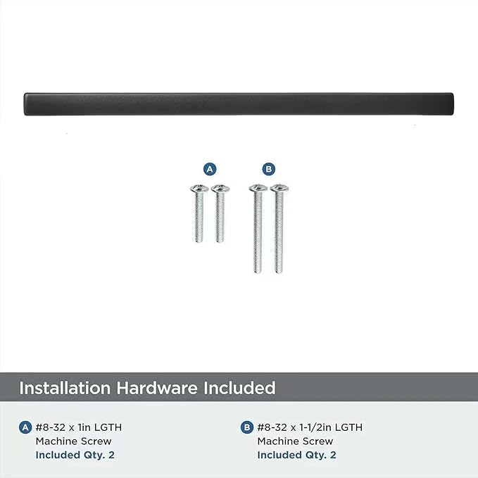 khtumeware 20 Pack 3 inch Center to Center Solid Black Cabinet Pulls Square Bar Drawer Handles Cabinet Handles Matte Black Drawer Pulls Kitchen Cabinet Hardware