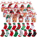 30 Pairs Christmas Cupcake Socks Women Fuzzy Xmas Party Gifts