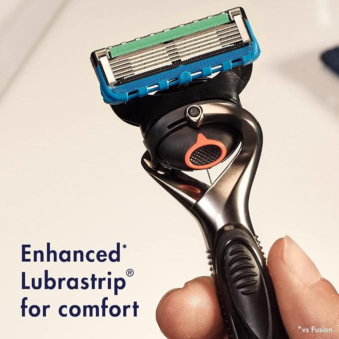 Gillette Fusion5 ProGlide Razor for Men, 12 Blade Refills with Precision Trimmer (Pack of 2)