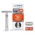 Merkur Mk34c Double Edge Razor with Heavy Duty Short Handle