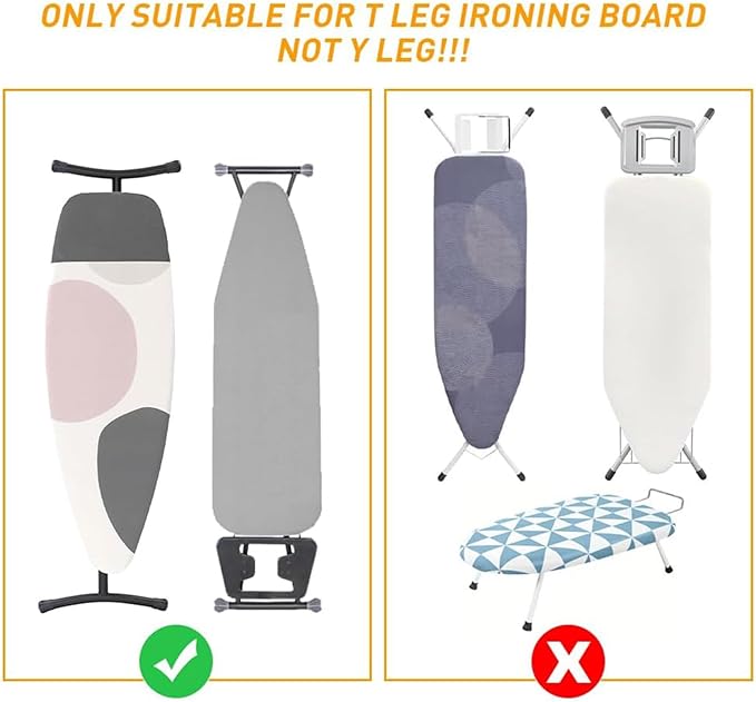 TJ.MOREE Ironing Board Hanger Metal Wall Mount Iron and Ironing Board Holder, Laundry Room Decor and Storage with Large Storage Black