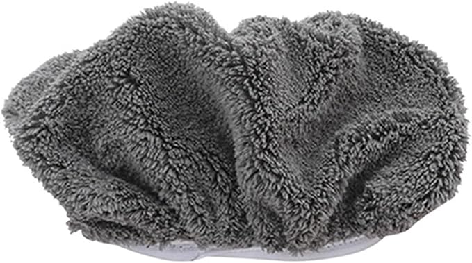 2pcs Reusable Microfiber Mop Pads, Compatible for Swiffer Sweeper Dry Sweeping Cloth Washable Wet Mopping Cleaning(B-Grey)
