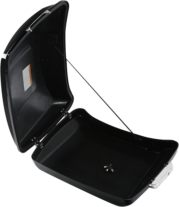 Razor Motorcycle Trunk W/Latch Key Fit For Harley 2014-2025 Touring CVO Road King Street Glide Electra Glide Ultra Limited Pack Mako Shark Fade