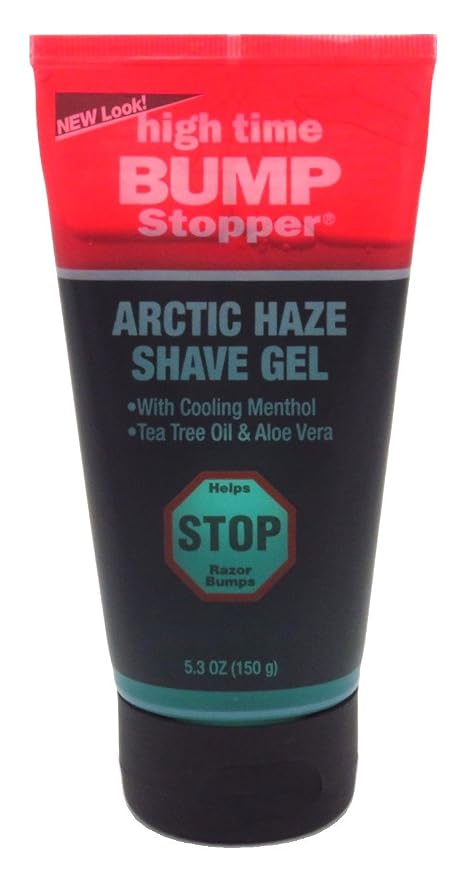 High Time Bump Stopper Shave Gel Arctic Haze 5.3 Ounce (156ml) (6 Pack)