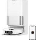 DREAME D30 Ultra Robot Vacuum and Mop, 25,000Pa Powerful Suction, All-in-One Base Station with 100 Days Auto-Empty, MopExtend Tech for Edge Cleaning, Smart Obstacle Avoidance, White