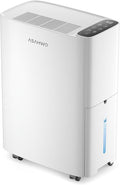 ASAHWo 2500 Sq.Ft Dehumidifier for Basement with Drain Hose Max 34 Pints, Dehumidifiers for Home, Bathroom, Bedroom, 4 Pre-Set Modes, Intelligent Humidity Control, Dry Clothes Quiet Operation