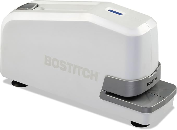 Bostitch Office Impulse 30 Sheet Electric Stapler - Heavy Duty, No-Jam, White (02011)