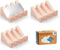 Self Draining Soap Dish Holder,Silicone Soap Dish,for Bathroom,Kitchen, Sponges，Can Extend Soap Life，Keep Soap Bars Dry and Easy Cleaning (N-Pink,3-Pack)