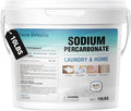 Sodium Percarbonate – Oxygen Bleach Powder & Laundry Booster – Multi-Purpose Cleaner for Stain Removal, Whitening, Deodorizing – Chlorine-Free (10LB)