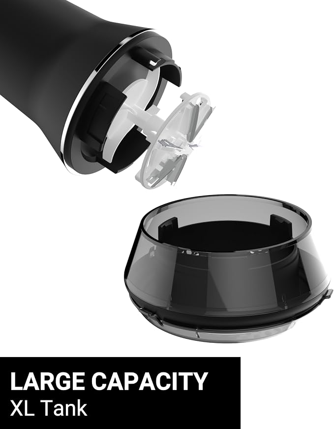 STEAMONE – Lint Shaver – XL Tank – 6 Stainless Steel Blades – Ergonomic Handle – Practical and Efficient – USB-C Rechargeable – RP30B