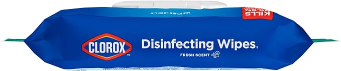 Clorox Disinfecting Wipes Flex Pack, Bleach Free, Fresh Scent, 75 Count, Pack of 3 (Pack May Vary)