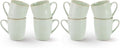 famiware Jupiter Coffee Mugs Set of 4, 14 OZ Coffee Mug, Microwave and Dishwasher Safe, Coffee Cups with Handle for Coffee, Tea, Cocoa, Milk, Light Green (Pack of 2)