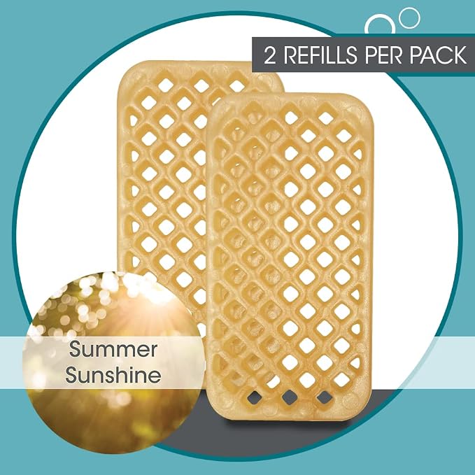 Fresh Products myfreshe Plug in Air Freshener Worry free No Heat No Glass Dry Fragrance Refills For Small Spaces Made in the USA Summer Sunshine 2 pack