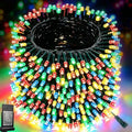 Pooqla 500 LED Colorful Christmas Lights Outdoor String Lights, 164 ft