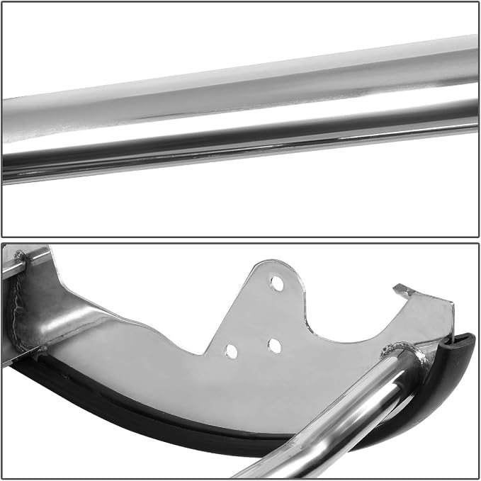 Auto Dynasty Stainless Steel Front Bumper Headlight/Grille Brush Guard Compatible with 07-14 Chevy Suburban 1500/Tahoe/Avalanche
