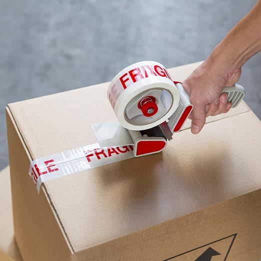 Heavy Duty Packing Fragile Tape 36 Rolls 2 Inch x 110 Yards (330 Feet) Per Roll 2.5 Mil Carton Sealing Tape for Shipping Packaging Moving Office Storage