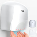 Electric Hand Dryer for Commercial Bathrooms & Home Use (110-120V) - Energy Efficient 650W Automatic Hand Dryer - HEPA Air Filtration & UV Protection - Wall Mounted, 78 dB - Cool Air (White)