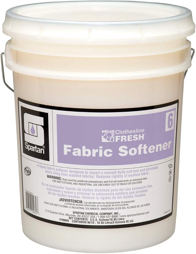 Spartan Clothesline Fresh Fabric Softener #6-5 Gal