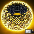300 LED 75FT Christmas String Lights Indoor Outdoor, 12 Modes, Warm White