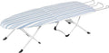 Honey-Can-Do Foldable Tabletop Ironing Board with Iron Rest, Blue Stripe
