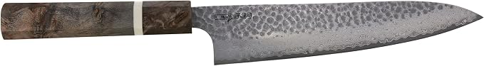Cold Steel Japanese VG-10 Damascus 3-Piece Kitchen Knife Set – VG-10 Steel Chef Knives with Damascus Pattern for Precision Cutting & Kitchen Use