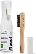 Jason Markk Repel Spray & Suede 3-Piece Cleaning Kit Bundle, Shoe & Sneaker Cleaner, Brush & Stain Eraser, Non-Aerosol Water & Stain Repellent Spray, Safe for Leather, Suede, Nubuck, Cotton, Knits