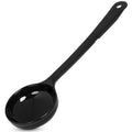 Carlisle FoodService Products 399003 Solid Long Handle Portion Control Spoon, 6 oz, Black (Pack of 12)