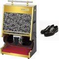 Heavy Duty Shoe Polisher Machine, Commercial Induction Shoe Polishing Machine, Public Electric Shoe Cleaner & Polisher, Electric Shoe Polisher Plug-In Shoe Buffer with Polish Box,C