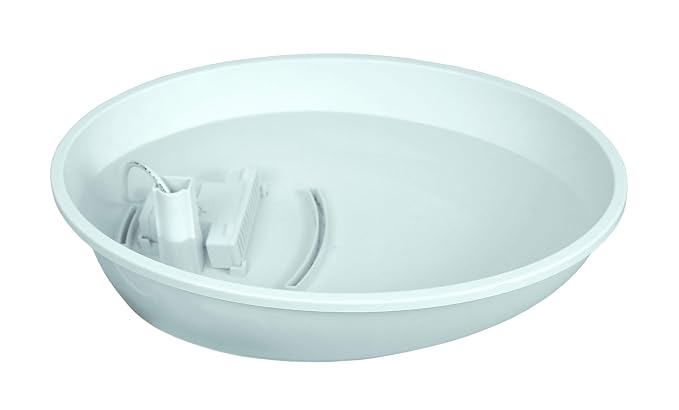 Pioneer Pet Swan Pet Drinking Fountain for Cats and Dogs - 80oz Capacity, Great for Multiple Pets – Great for Pets Who Love the Faucet - Bubbler and Bowl Dispenser Design Keeps Water Moving