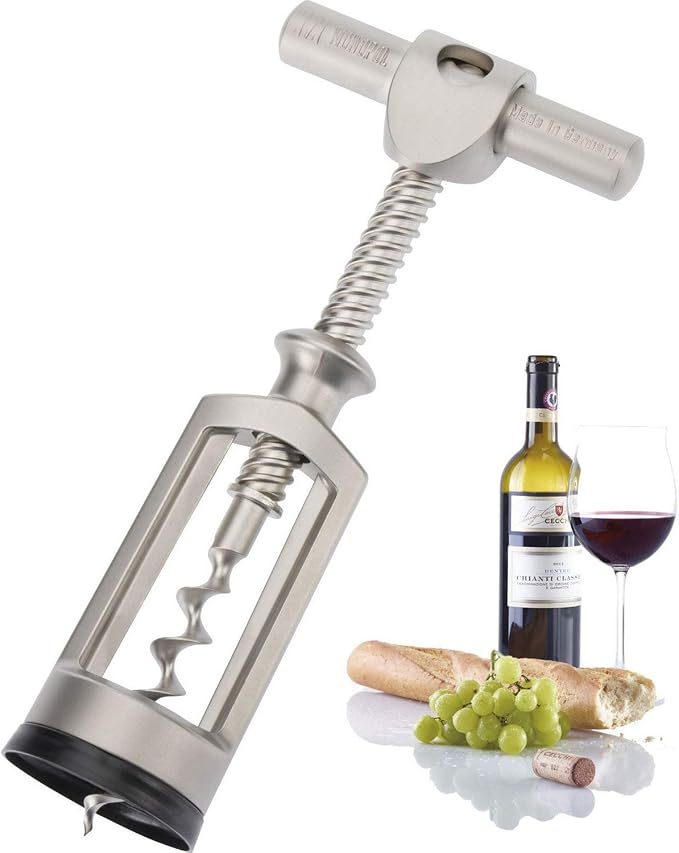 Harold Import Company Bell Corkscrew Chianti, 6.10 x 2.76 x 1.38", Silver