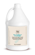 Soapbox Sea Minerals & Blue Iris Hand Soap and Body Wash, 2 in 1 Moisturizing Body & Hand Wash - Clean Ingredients Free of Harsh Chemicals, Sulfates, Parabens & Silicones - 1 Gallon Bottle
