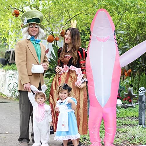 Poptrend Adults Inflatable Halloween Costumes Blow Up Shark Costume for Halloween, Birthday Gift Cos Play Party