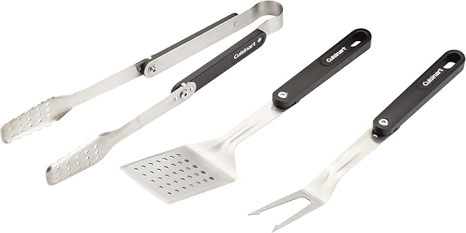 Cuisinart CGS-1000 4-Piece Folding Grill Tool Set